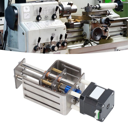 Achsen-Schiebetisch-Set, Splitter, stabile Leistung, 1,7 A, CNC-Achsen, Schiebetisch-Set, 100 mm Hub, 12 V, DIY für Holzbearbeitung