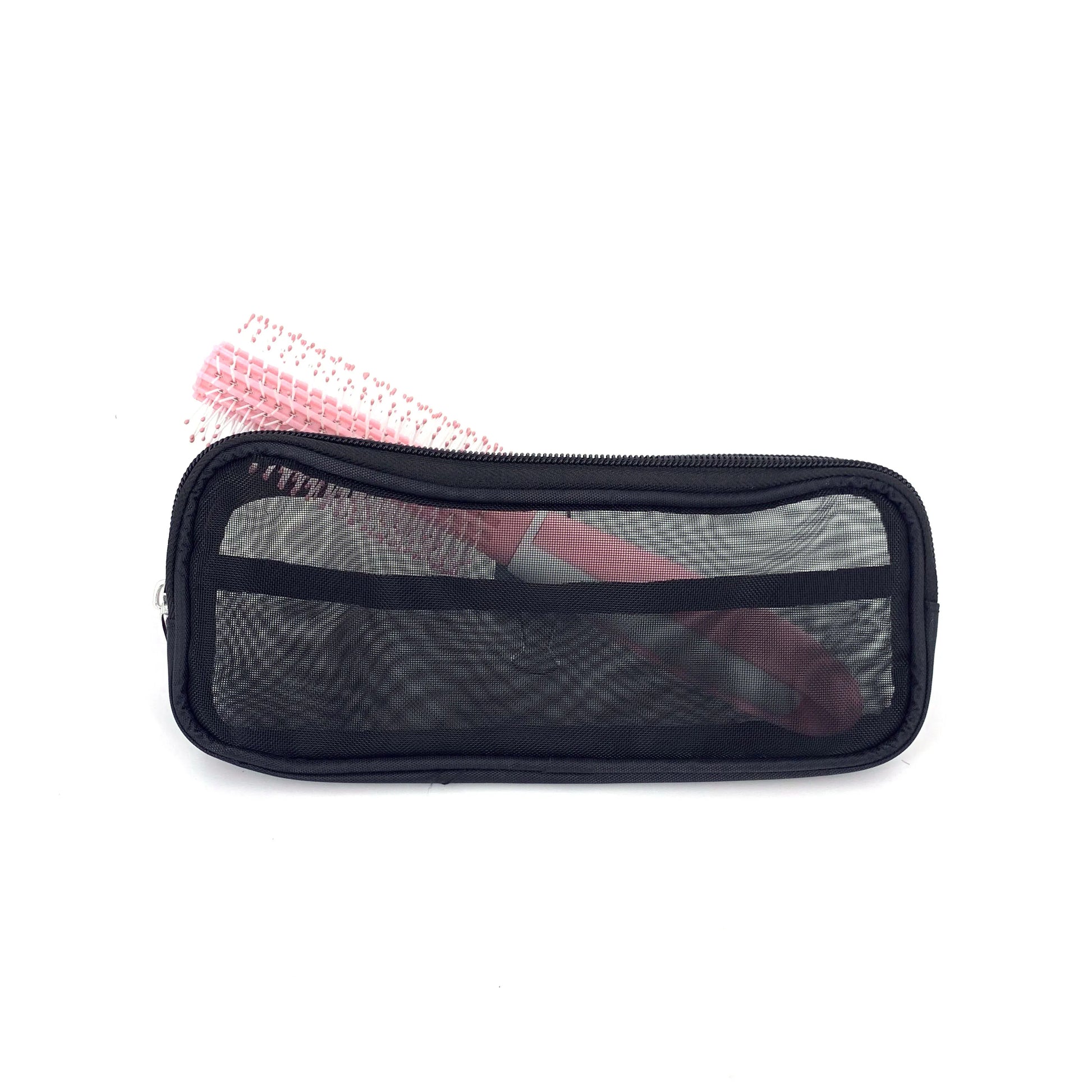 1 Pc Stand Cosmetic Bag for Women Clear Zipper Makeup Bag Travel Female Makeup Brush Holder Organizer Toiletry Bag.