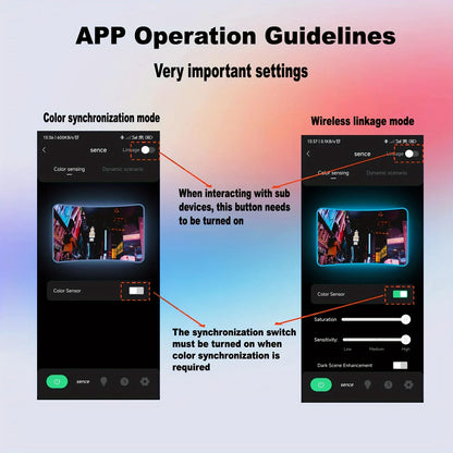 Bluetooth APP Control TV Bildschirm Hintergrundbeleuchtung RGBIC Lichtleiste Farbpicking Sync mit 55-75 Zoll Monitor Spiel Atmosphäre Lampenband.