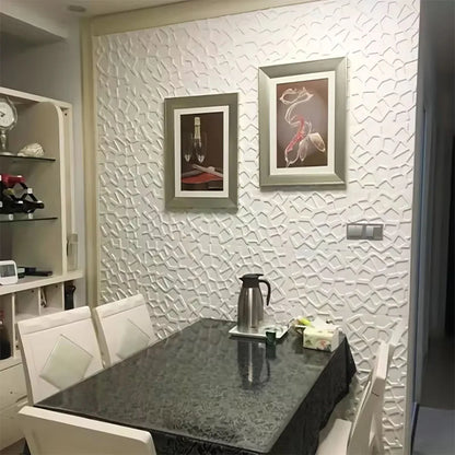 Decorative moisture-proof waterproof anti fouling anti-collision self-adhesive 3D modern style wallpaper 35*35cm ceiling