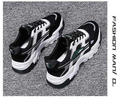 Men's Breathable Mesh Running Sneakers  Running Shoes Outdoor Anti-skid Sports Running Shoes Men Fashion Sports Shoes 2024