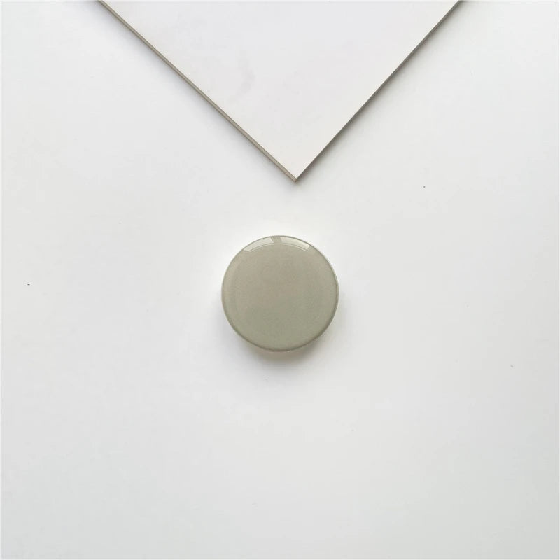 Popped Luxury Glossy Phone Socket for iPhone 12 13 14 Grip Tok Phones Holder Finger Ring Stand for Xiaomi Huawei