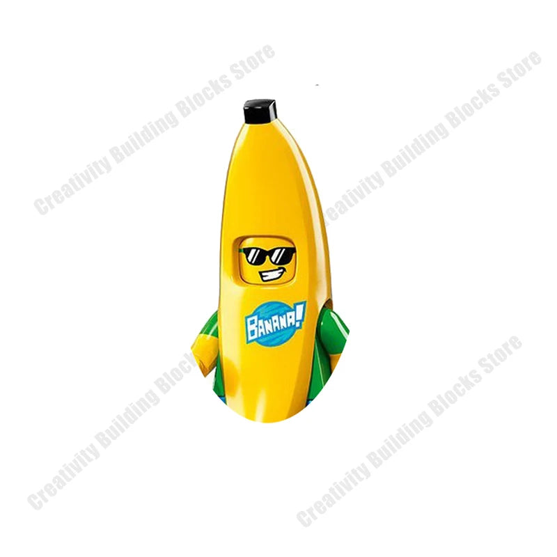 New Hot Series Gray Shark Boy Girls 3D Model DIY Building Bload Toys Classic Movie Children's Toys Gifts