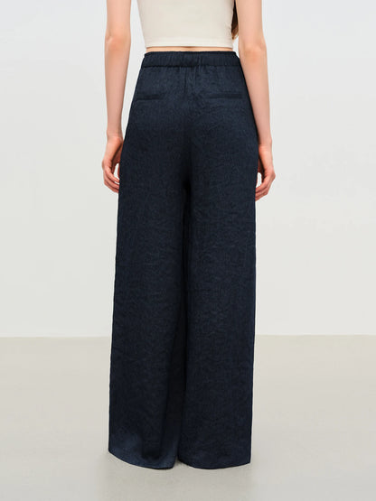 FSLE 【Premium-Serie】Herbst-Urlaub, lockeres Set, Oberteil, Hose für Damen, 2025, Neuankömmling, V-Ausschnitt, schickes, elegantes zweiteiliges Set, altes Geld