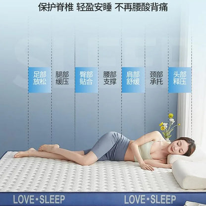 Latex matratze nach Hause gepolstert Studenten wohnheim Tatami verdickt Einzel-und Doppel benutzer definierte Memory Baumwolle Bett matte