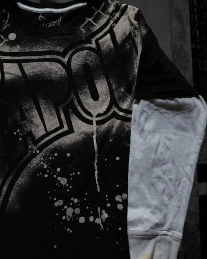 Y2K Oversized Long Sleeve Tapout T-Shirt Hip Hop Gothic Streetwear Unisex Couple Tee Summer Casual Fashion Round Neck Loose Fit.