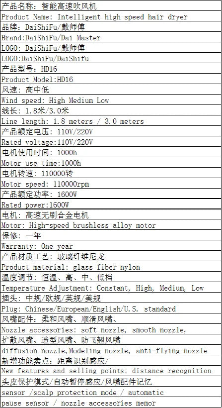 5 in 1 Professional Hair Dryer, with Hot and Cold Air Functionality - Lightweight and Thermostatic Styling Tool for Smooth Hair