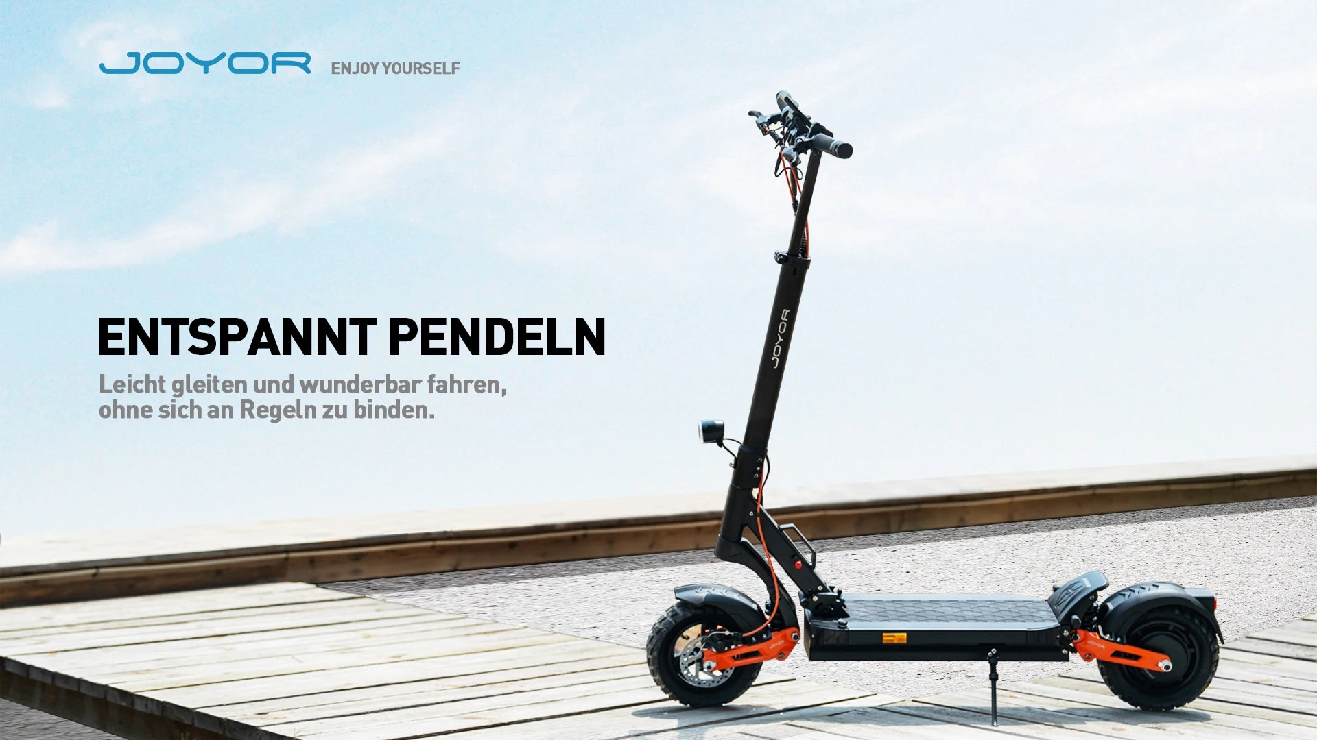 JOYOR T6E PRO（ABE) Adult Electric Scooter 500W Motor 48V26AH Battery E-Mountain Escooter 10" Off-Road Tire Foldable E-Scooter.