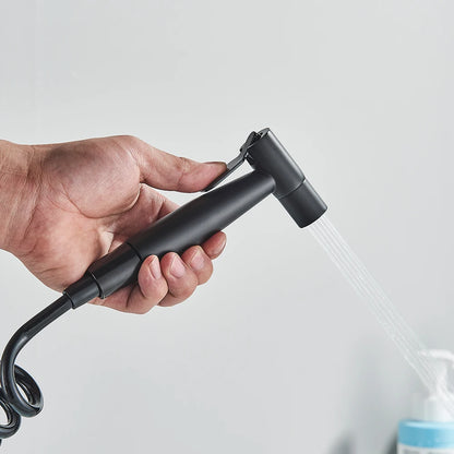 Kitchen Faucet With Spray Gun Wall Mounted Hot Cold Water Mixer Tap Rotatable Faucets Dual Water Mode No Dead corner Cleaning