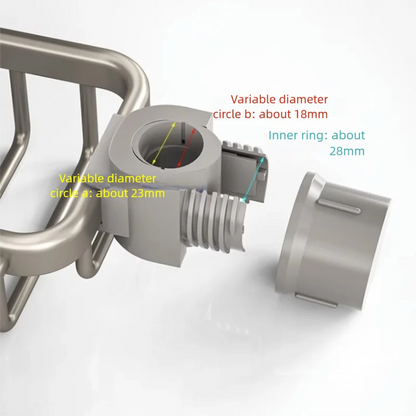Nicht perforiertes mehrschichtiges Lagerregal für das Badezimmer. Badezimmerregal. Toilettenraum-Duschregal aus Aluminium