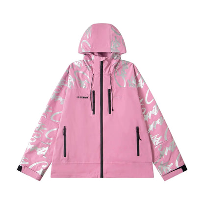 Cort winddichte, wasserdichte, reflektierende Jacke, Street-Style-Herren-Oberbekleidung, neue Ankunft, modischer Promi-geprüfter Mantel.