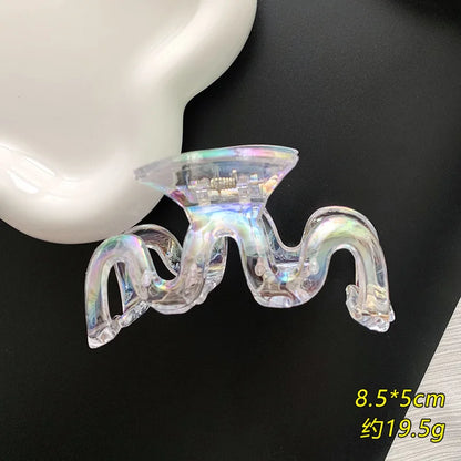 Matte Flower Hair Grips Set for Women Fairy Style Fresh Sweet Headwear for Updo Hairdo Back of Head Hair Accessories