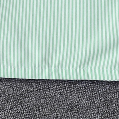 Spring Hot Sale Kids Outfit 4-12 Years Girls Striped Long Sleeve Chemise + Casual Loose Straight Leg Pants Shirt Suit 2Pcs Set