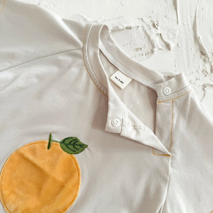 INS Sommer Neue Baby Body Neugeborenen Kleidung Jungen Mädchen Baumwolle Dreieck Strampler Plüsch brief Kurzarm Infant 0-18M.