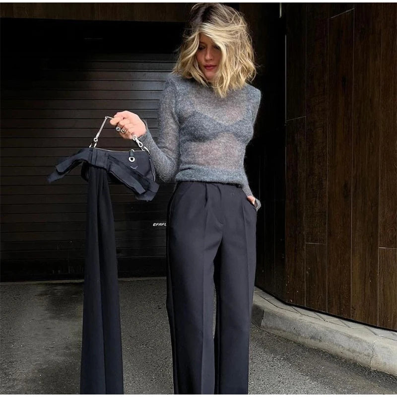 Schwarz Luxus Faux Pelzmantel Frauen Mode Oansatz Langarm Flauschigen Lose Jacke 2025, Winter Dame Verdicken Warme Straße Outwear