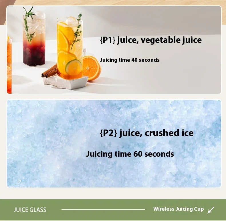 Portable Fruit Juicer Machine Electric Juicer Blender Rechargeable Household Juice Squeezer Mixer Juice Blenders for Kitchen.