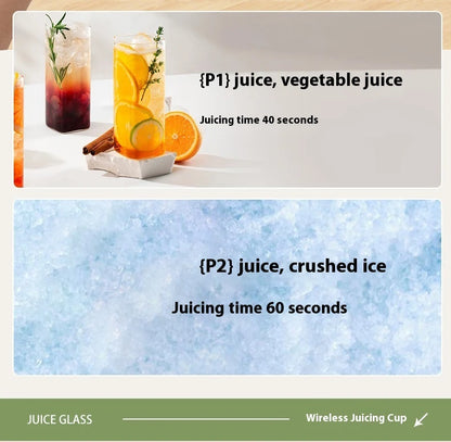 Portable Fruit Juicer Machine Electric Juicer Blender Rechargeable Household Juice Squeezer Mixer Juice Blenders for Kitchen.