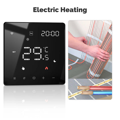 MOES Tuya ZigBee WiFi Smart Thermostat Programmable Temperature Controller for Water Boiler Electric Heating Alexa Google Home