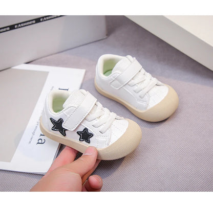 Toddler Kids Running Shoes Soft Sole Comfortable Baby Walking Shoes Toes Capped 2025 Fashion Boys Girls Casual Shoes Size 18-29.