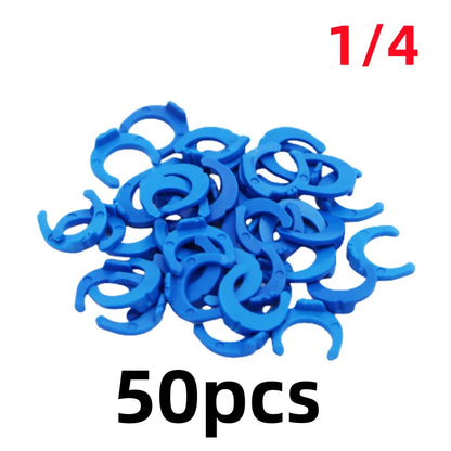 5Pcs RO Water Plastic Pipe Fitting Tee T-type 1/4" 3/8" Hose OD To 1/4" 3/8" Hardplug Reverse Osmosis System Quick Connector