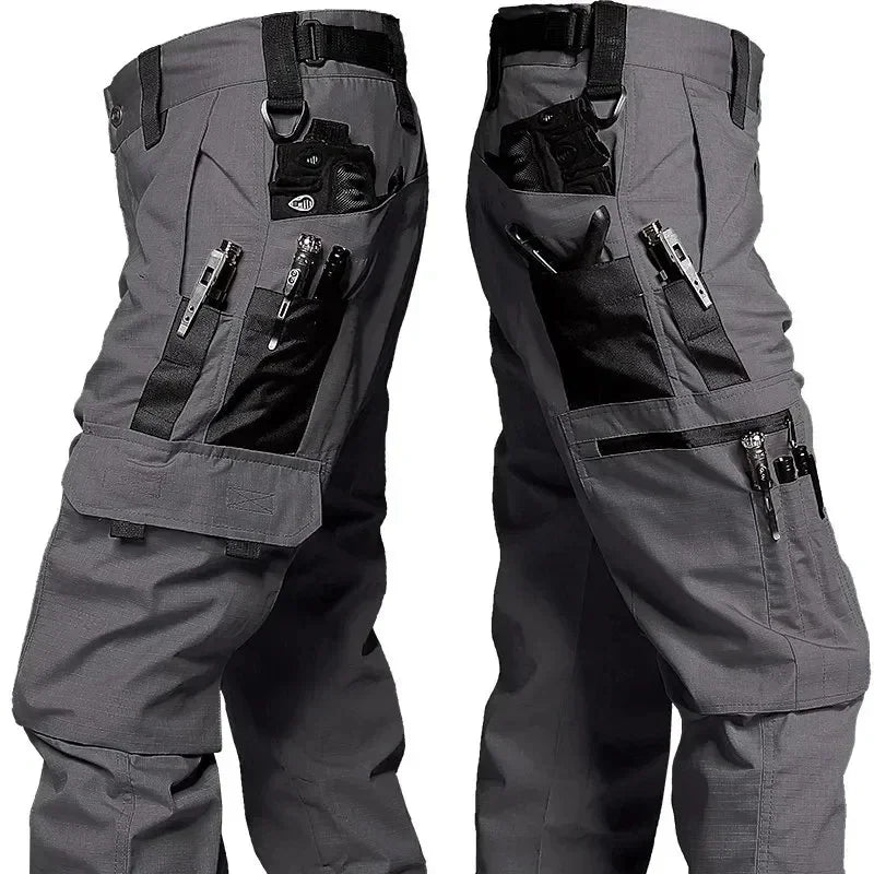 New Tactical Work Pants Men Outdoor Cargo Trousers Multi-pocket Waterproof Pant Autumn Spring Outdoor Workwear Hiking Trousers.
