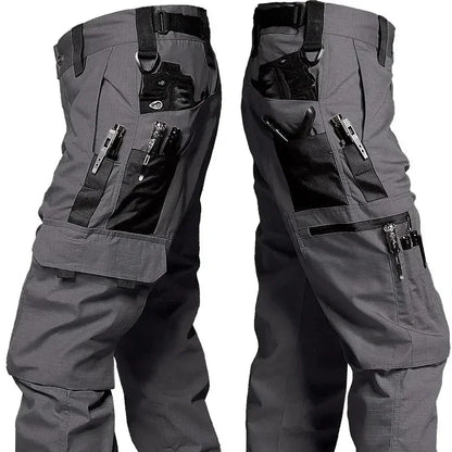New Tactical Work Pants Men Outdoor Cargo Trousers Multi-pocket Waterproof Pant Autumn Spring Outdoor Workwear Hiking Trousers.