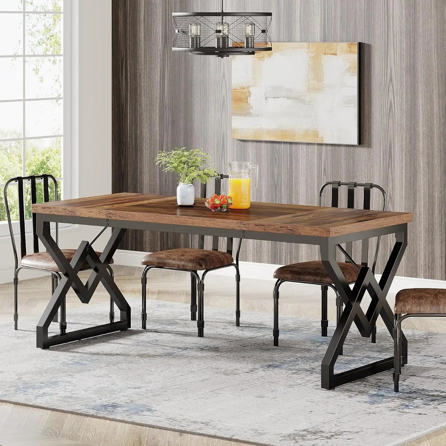 Schreibtisch, 160 x 70 x 75 cm, großer Büro-Computertisch, moderner, einfacher Arbeitsplatz, Chefschreibtisch für das Heimbüro im Arbeitszimmer