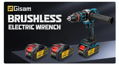 13 mm 480 N.M bürstenloser elektrischer Schlagbohrschrauber Akku-Bohrschrauber Elektroschrauber DIY-Treiber Elektrowerkzeug für Makita 18 V Akku-Pin