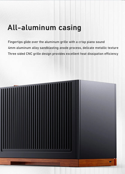 Jonsbo T9 Aluminum Alloy ITX Chassis Computer Desktop Host Shell Type-C 11L Small PC Case With PCIE 4.0 GPU Adapter Cable.