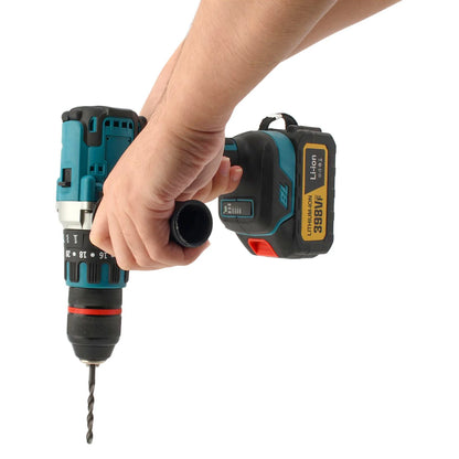 480 N.M Bürstenloser elektrischer Schlagbohrschrauber, 13 mm Akku-Bohrschrauber, Elektroschrauber, DIY-Treiber, Elektrowerkzeug für Makita 18 V Akku-Stift