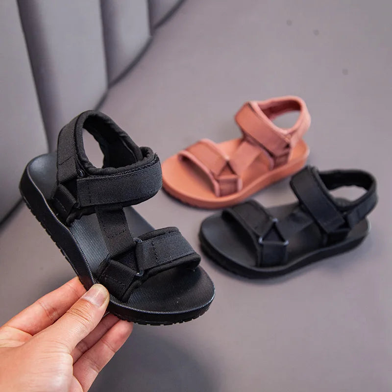 2021 Summer Boys Sandals Casual Children Kids Shoes Rubber School  Breathable Open ToeBoy Beach Sandal.