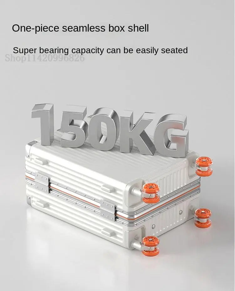 20-Zoll-Kompaktgepäck 26-Zoll-Trolley-Koffer mit großem Fassungsvermögen und Aluminiumrahmen für Männer und Frauen Reisekoffer.