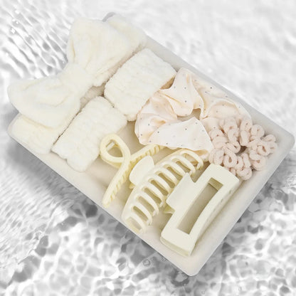 58-Piece Hair Accessories Set Butterfly End Hair Ties Shark Clip Flower Hair Grips Hair Bands Hair Accessories for Women Girls