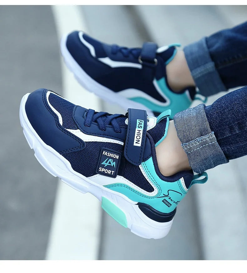 Children Sport Shoes Boys Fashion Mesh Breathable Casual Sneakers Lightweight Running Shoes Comfort.