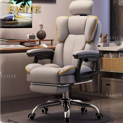 Rückenstütze Bürostuhl Armlehne Ergonomischer drehbarer mobiler Gaming-Stuhl Computertisch Chaise De Bureaux