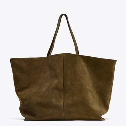 WOMEN'S LARGE SUEDE BAG, Luxury Designer New Tote Bag for Everyday Style, Large capacity Fashion Shoulder Handbag for Ladies.