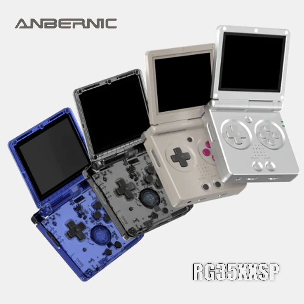 ANBERNIC RG35XXSP Retro Handheld Game Console 3.5-inch IPS Screen 3300mAh Battery Supports HDMI-TV Out and Bluetooth 4.2 5K Game.