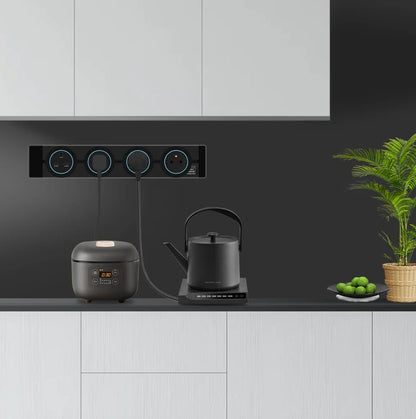 Wandsteckdose EU UK FR Korea Standard Home Küche Badezimmer Büro Wandsteckdosen Stecker Adapter Weiß Schwarz.