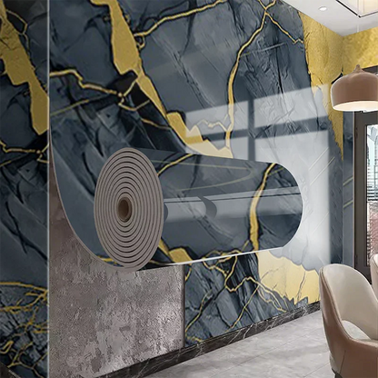 Self Adhesive Panels European style Wallpaper Waterproof and Washable Marble Wall Sticker on the Wall for Home Decoration