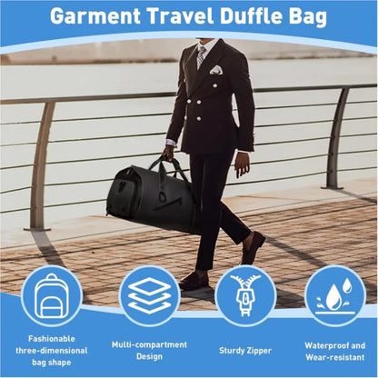 2025 Neue Herren-Business-Reisetasche mit Trocken- und Nasstrennung, große multifunktionale, faltbare Anzug- und Kleidungshandgepäcktasche.