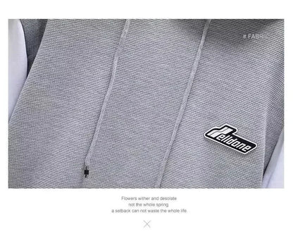 Men's Hoodie Long Sleeve Sportswear Set Casual Print Color Block Two-Piece Spring Autumn Fashionable Sweatshirt And Pants.