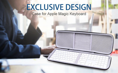 LTGEM EVA Hard Case for Apple Magic Keyboard with Numeric Keypad Carrying Storage Bag.