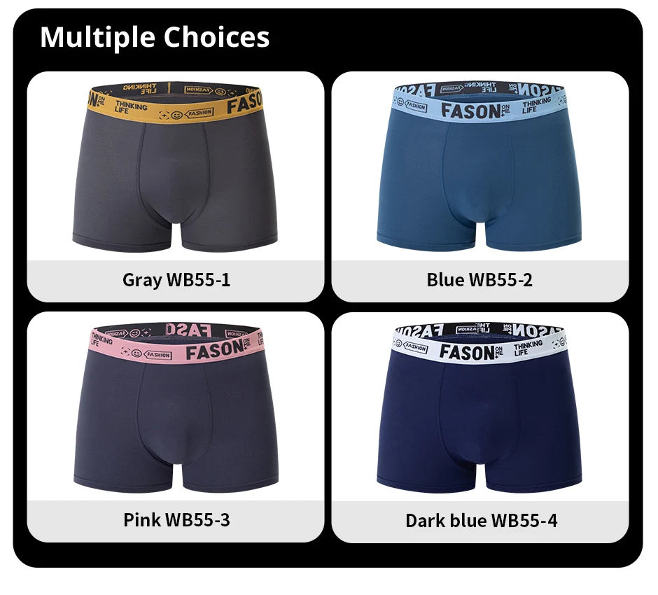 4/5 Stück Herrenmode Bedruckte Unterwäsche Bequeme Joker Boxer Plus Größe 5XL Jugendliche Mehrfarbige Mix Shorts Boxer mittleren Alters