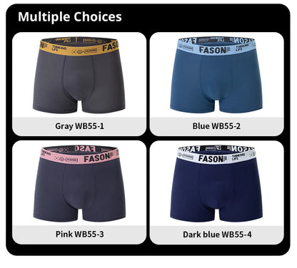 4/5 Stück Herrenmode Bedruckte Unterwäsche Bequeme Joker Boxer Plus Größe 5XL Jugendliche Mehrfarbige Mix Shorts Boxer mittleren Alters