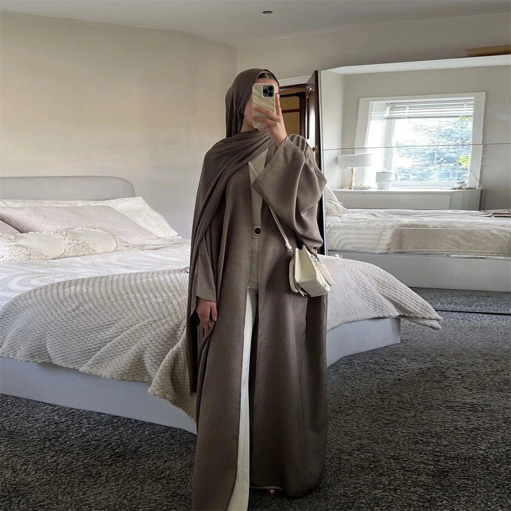 Ähnliche Baumwolle Leinen Batwing Kimono Abaya Dubai Islam Muslimischen Kleid Für Frauen Kebaya Kaftan Robe Musulmane Kaftan Marocain Femme