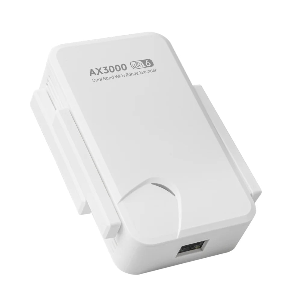 WIFI6 AX3000 Gigabit Wireless Repeater Router Dual Band 2.4/5Ghz Signal Booster 4 High-gain Antenna Long Range Amplifer for Home.