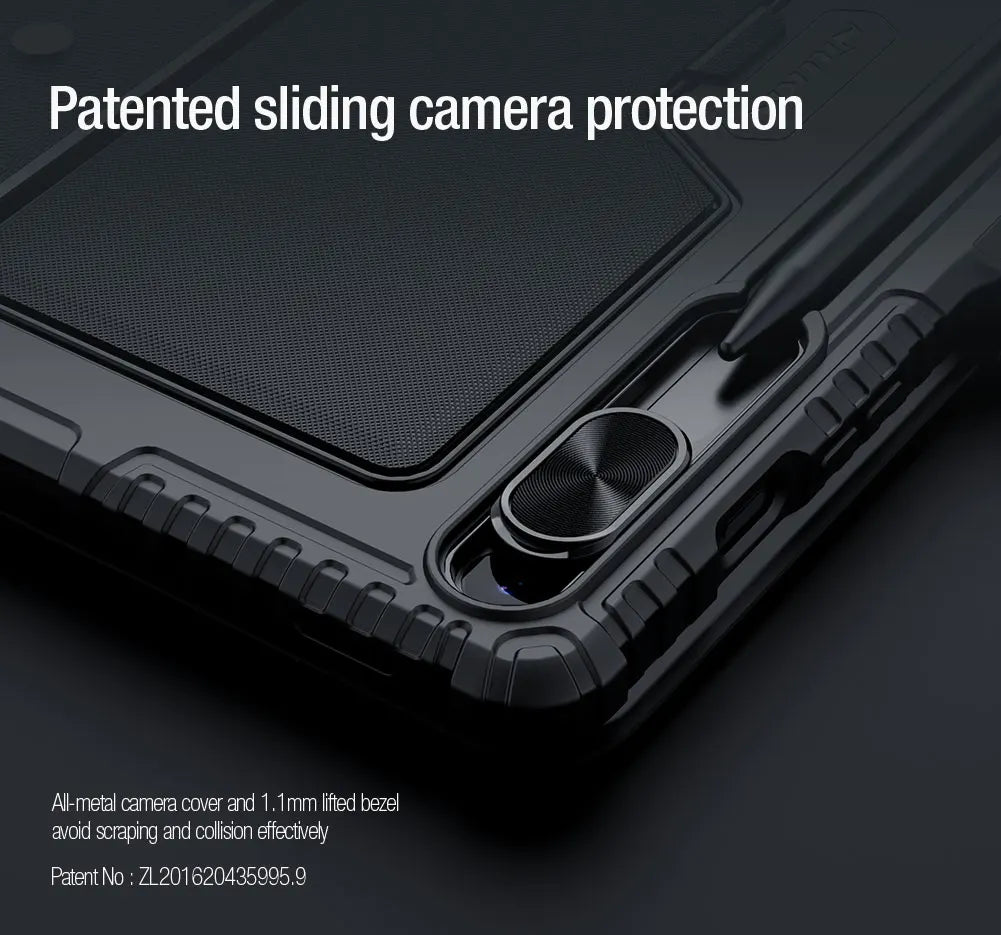 NILLKIN Magic Keyboard For Samsung Galaxy Tab S10 FE+ Case Backlight Keyboard For Samsung S10/S9 Plus Case With Len Protection.