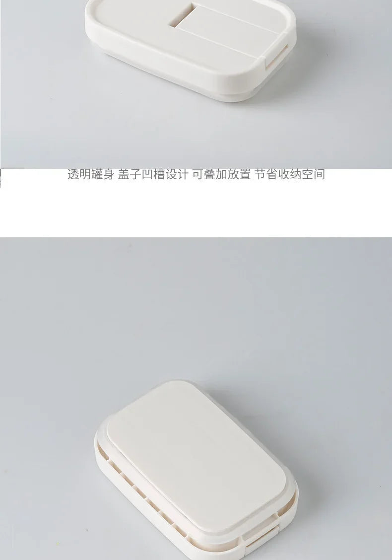 Clear Food Grade Plastic Storage Jar Airtight Seal for Kitchen Snacks Cereals Beans Kitchen Storage Organizer Kitchen Storage.