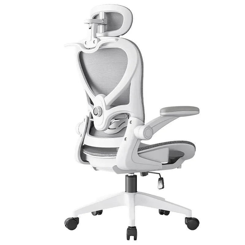 Bequemer Gaming-Stuhl mit weicher Polsterung, Nackenstütze und verstellbarem Lendenkissen für gesunde Sitzhaltung