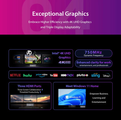 Mini PC SOYO M4 Air Intel Alder Lake N95 MiniPC Computer PC Win11 Pro Mini PC DDR4 16GB RAM 512GB ROM WiFi5 BT5.0 Desktop